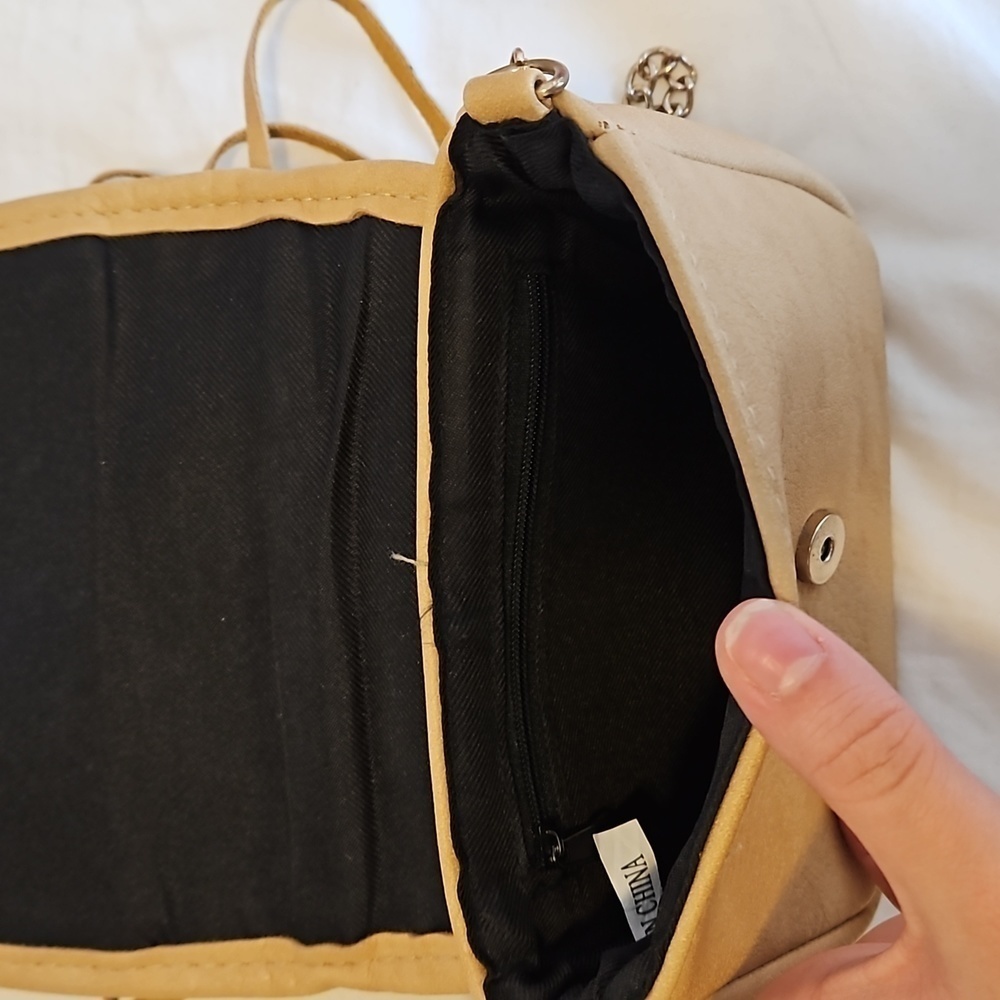 Tan Fringe Crossbody Bag - Picture 4 of 8